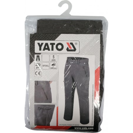 YT-79420 YATO Pantaloni softshell gri, marimea S