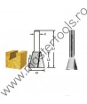 D-48072 MAKITA Freza pana cu doua taisuri, 12.7mm, tija cilindrica 8mm