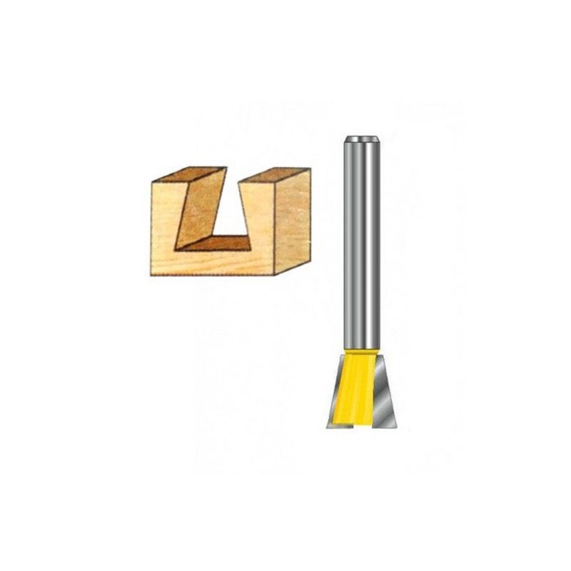 D-48072 MAKITA Freza pana cu doua taisuri, 12.7mm, tija cilindrica 8mm