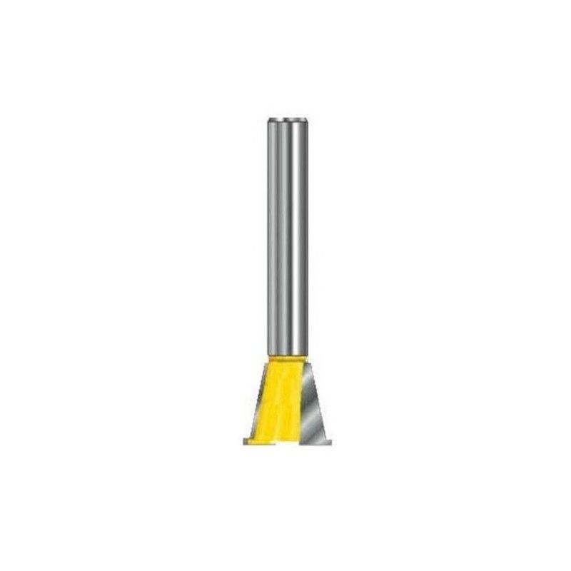 D-48072 MAKITA Freza pana cu doua taisuri, 12.7mm, tija cilindrica 8mm