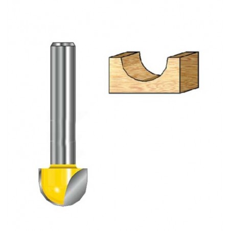 D-48000 MAKITA Freza profilata U, diametru 12.7mm, tija cilindrica 8mm