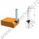 D-09525 MAKITA Freza rulment tesire,diametru 20mm,tija cilindrica 6mm
