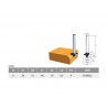 D-09525 MAKITA Freza rulment tesire,diametru 20mm,tija cilindrica 6mm