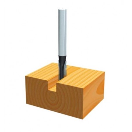D-47525 MAKITA Freza dreapta pentru caneluri,diametru 8 mm,tija 8 mm
