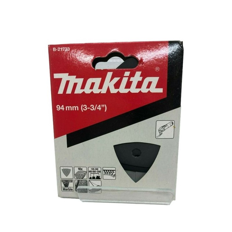 B-21733 MAKITA Set 10 hartii abrazive, granulatie 120-240-400-600-1200