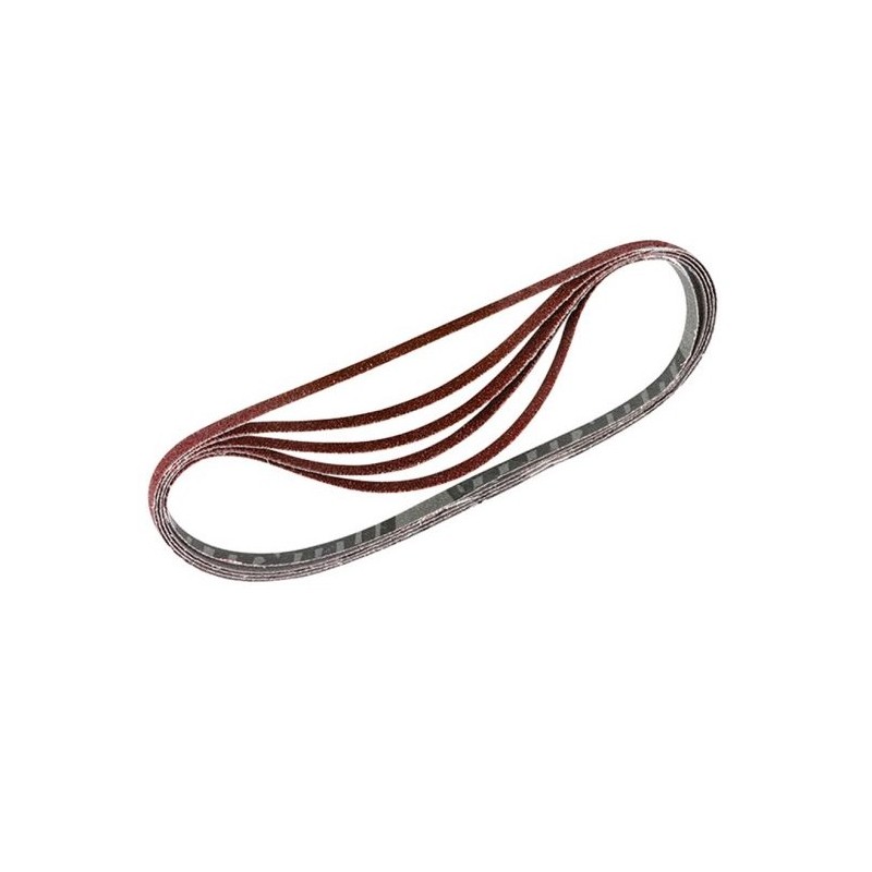 P-43278 MAKITA Set 5 benzi de slefuit din panza, granulatie 80