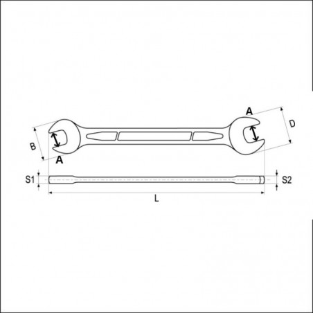 YT-0115 YATO Cheie fixa 14 x 15 mm