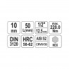 YT-04385 YATO Bit hexagonal 10 mm cu adaptor 1/2 lungime 55 mm.