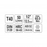 YT-04314 YATO BIT TORX T40, cu adaptor 1/2", lungime 55 mm