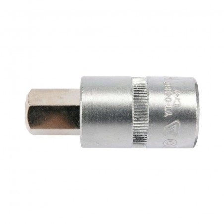 YT-04387YATO Bit hexagonal 14 mm, cu adaptor prindere patrat 1/2", lungime 55 mm