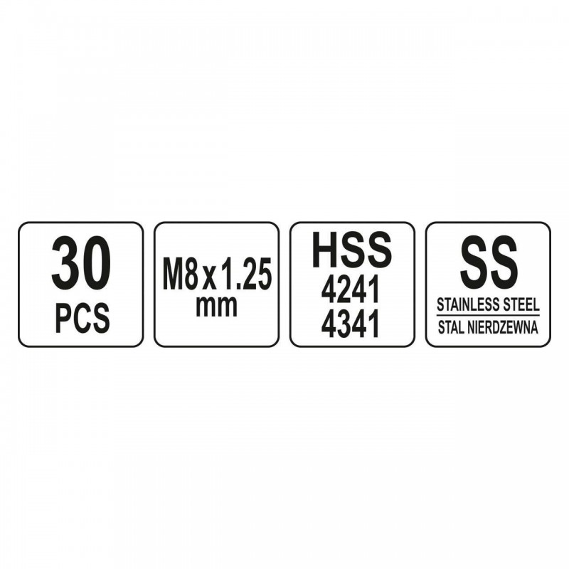 YT-17632 YATO Kit de reparat filete, M6 x 1mm