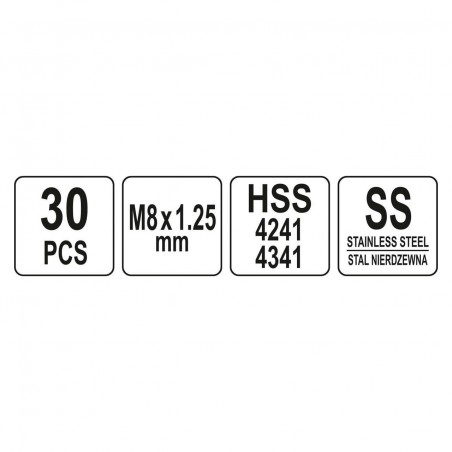 YT-17632 YATO Kit de reparat filete, M6 x 1mm