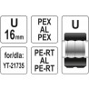 YT-21740 YATO Cap de schimb U16, pentru presa YT-21735 PEX-AL-PEX