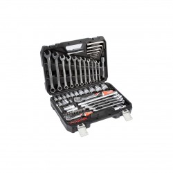 YT-38781Trusa de scule cu prindere 1/4" si 1/2", 77 piese