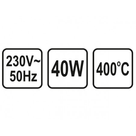 79382 LUND Ciocan de lipit, putere 40 W