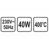 79382 LUND Ciocan de lipit, putere 40 W