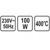 79385 LUND Ciocan de lipit, putere 100 W