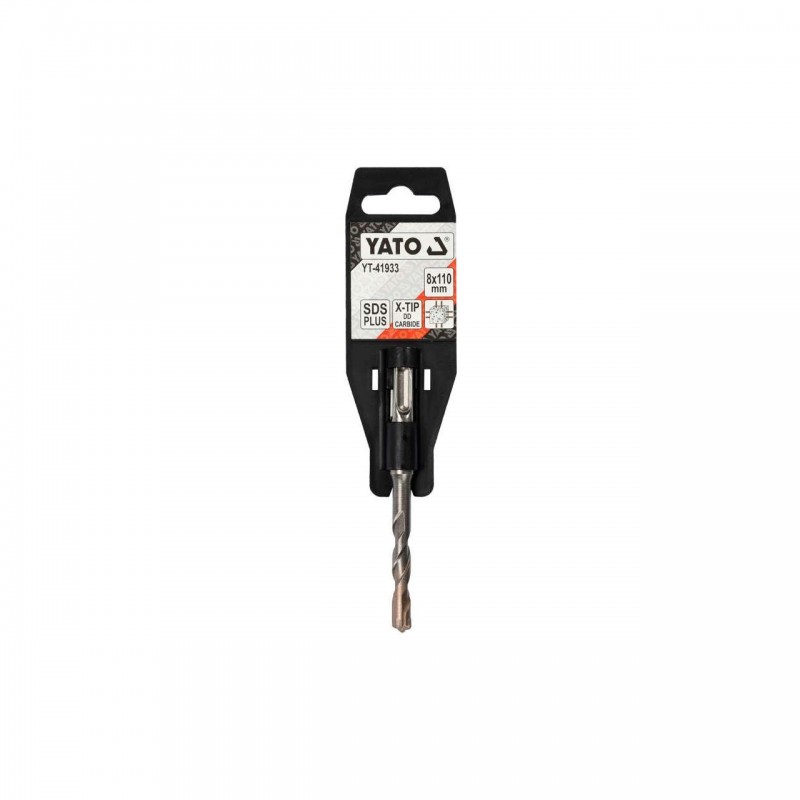 YT-41933 YATO Burghiu pentru beton,cu varf X, SDS PLUS, 8 x 110 mm