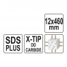YT-41954 YATO Burghiu pentru beton,cu varf X, SDS PLUS, 12 x 460 mm