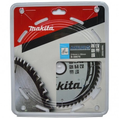 B-08791 MAKITA Disc ferastrau circular,216x30mm,80 dinti,MAKBLADE-PLUS