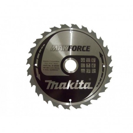 B-08383 MAKITA Disc ferastrau circular,230x30mm,24 dinti,MAKFORCE