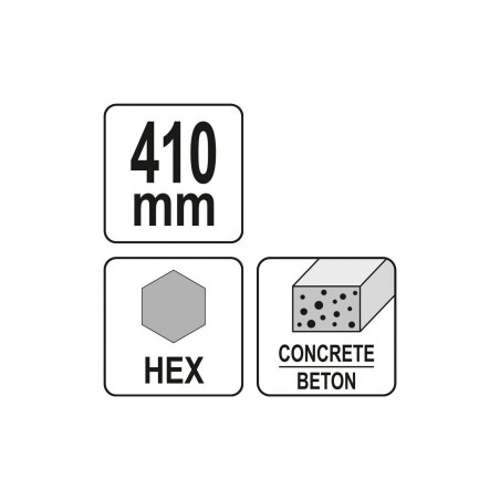 YT-47380 YATO Spit lungime 410 mm, prindere hexagonala