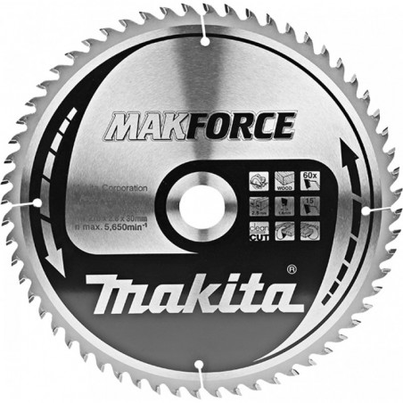 B-08573 MAKITA Disc ferastrau circular,270x30mm,60 dinti,MAKFORCE