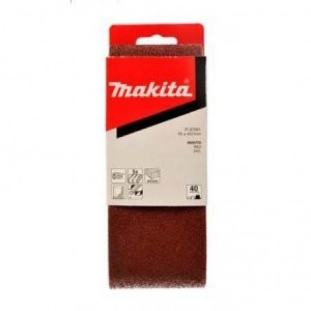 P-37150 MAKITA Set 5 benzi slefuit panza, granulatie 240, 76 x 457 mm