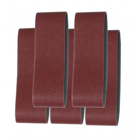 P-37041 MAKITA Set 5 benzi slefuit panza, granulatie 80, 100 x 620 mm