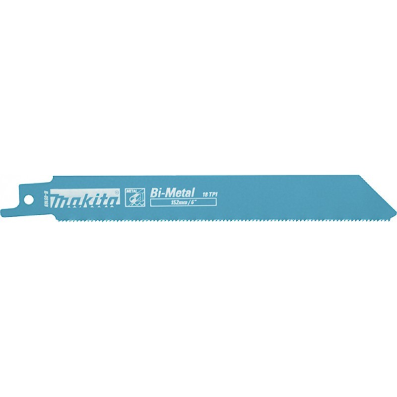 B-05169 MAKITA Set 5 panze ferastrau, 18 TPI, lungime 152 mm, bi-metal