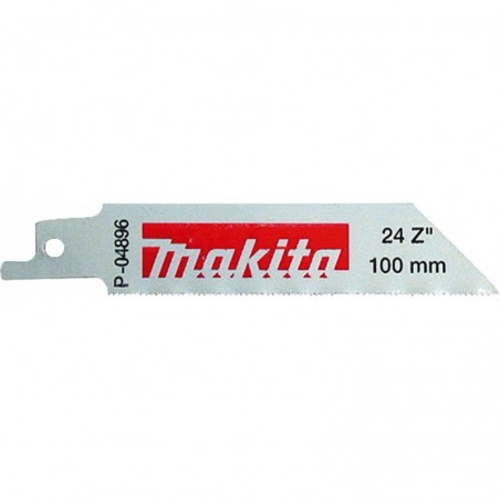 P-04896 MAKITA Set 5 panze sabie, 24 TPI, lungime 100 mm, pentru metal P-04896 MAKITA Set 5 panze sabie, 24 TPI, lungime 100 mm, pentru metal