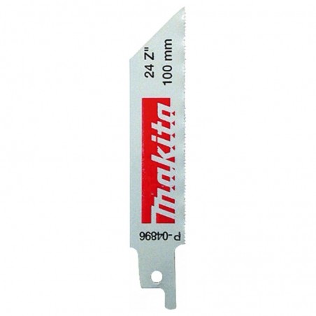 P-04896 MAKITA Set 5 panze sabie, 24 TPI, lungime 100 mm, pentru metal P-04896 MAKITA Set 5 panze sabie, 24 TPI, lungime 100 mm, pentru metal