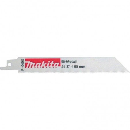 P-04905 MAKITA Set 5 panze sabie, 24 TPI, lungime 150 mm, pentru metal