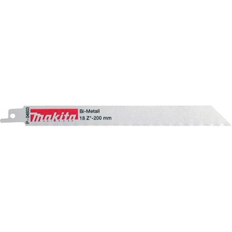 P-04933 MAKITA Set 5 panze sabie, 18 TPI, lungime 200 mm, pentru metal
