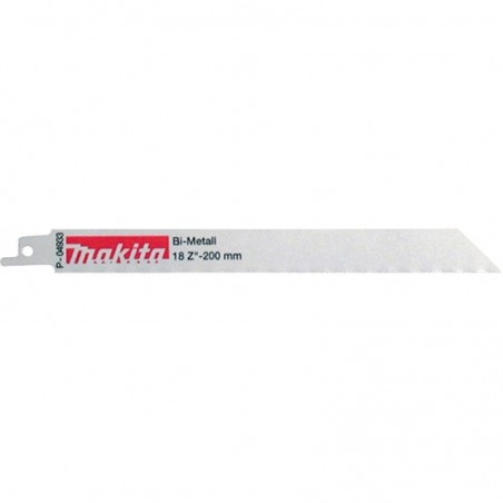 P-04933 MAKITA Set 5 panze sabie, 18 TPI, lungime 200 mm, pentru metal