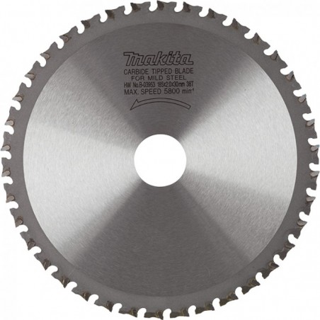 B-09759 MAKITA Panza ferastrau circular,185x30mm,38 dinti,taiere otel