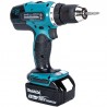 DDF453RFE MAKITA Bormasina cu doi acumulatori Li-Ion de 18 V 3.0 Ah
