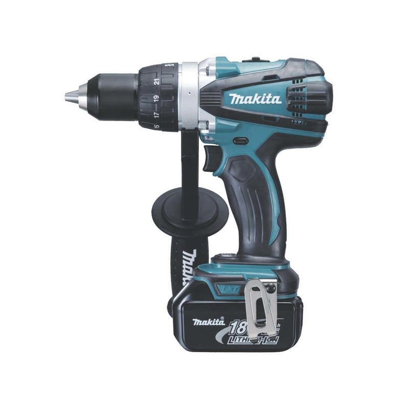 DDF458RFE MAKITABormasina 91 Nm, 2 acumulatori Li-ion LXT 18 V 3.0 Ah