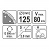 YT-59962 YATO Disc diamantat segmentat 125 x 22.2 x 2 mm
