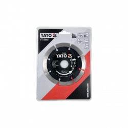 YT-59961 YATO Disc diamantat segmentat 115 x 22.2 x 1.8 mm