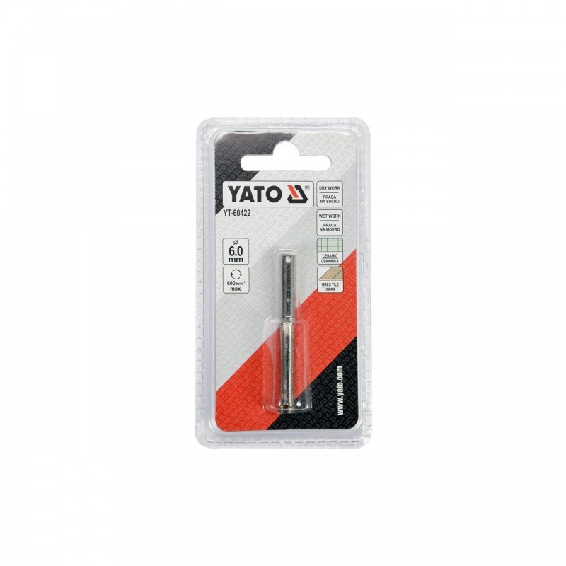 YT-60422 YATO Carota pentru placi ceramice diametru 6 mm