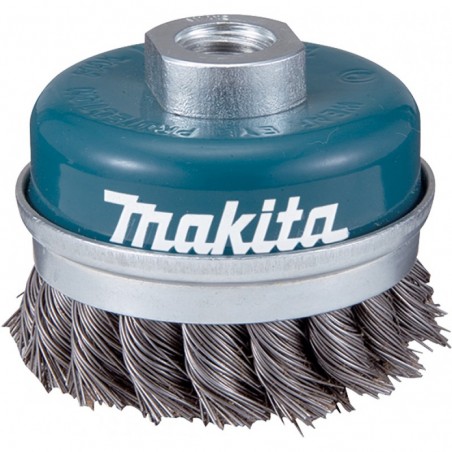 D-24153 MAKITA Perie de sarma otel cu toroane, cupa, M14, 60 x 0.5 mm