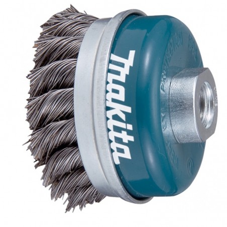 D-24153 MAKITA Perie de sarma otel cu toroane, cupa, M14, 60 x 0.5 mm