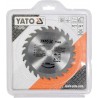YT-6050 YATO Disc circular taiat lemn, 130 x 16 x 2.8 mm, cu 24 dinti