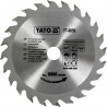 YT-6050 YATO Disc circular taiat lemn, 130 x 16 x 2.8 mm, cu 24 dinti