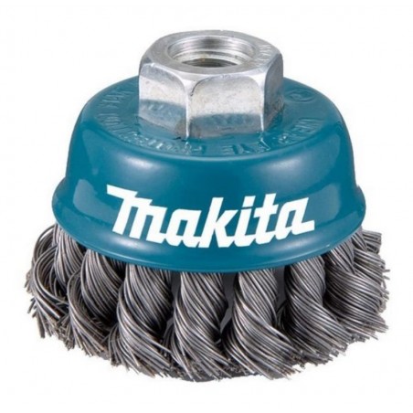 D-24119 MAKITA Perie sarma otel,prindere M14,fir rasucit,60 x 0.5 mm