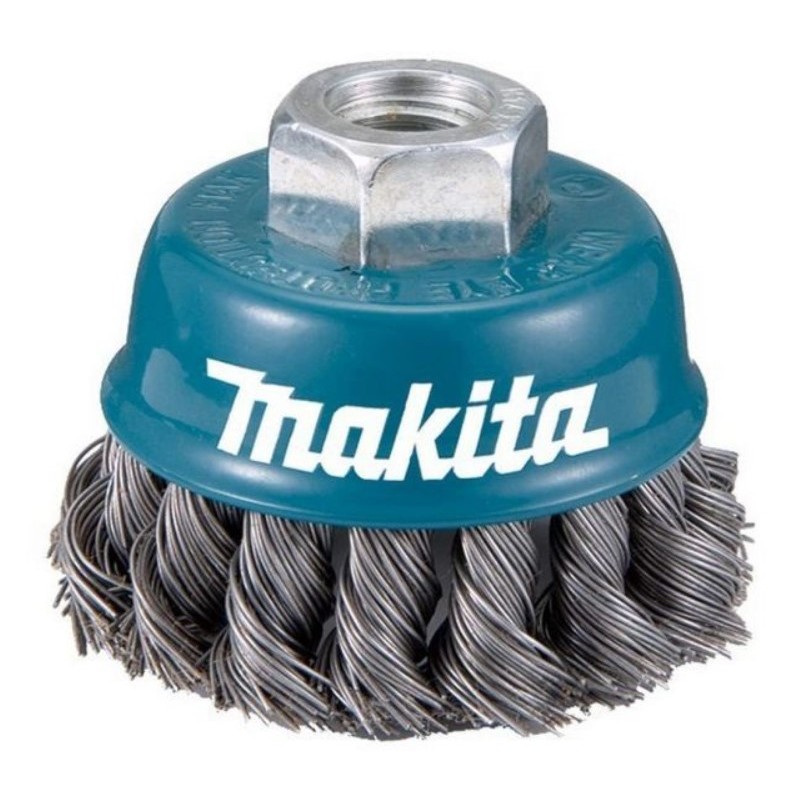 D-24131 MAKITA Perie sarma otel,prindere M14,fir rasucit,75 x 0.5 mm
