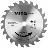 YT-60621 YATO Disc circular pentru taiat lemn 185 x 24T x 20 mm.