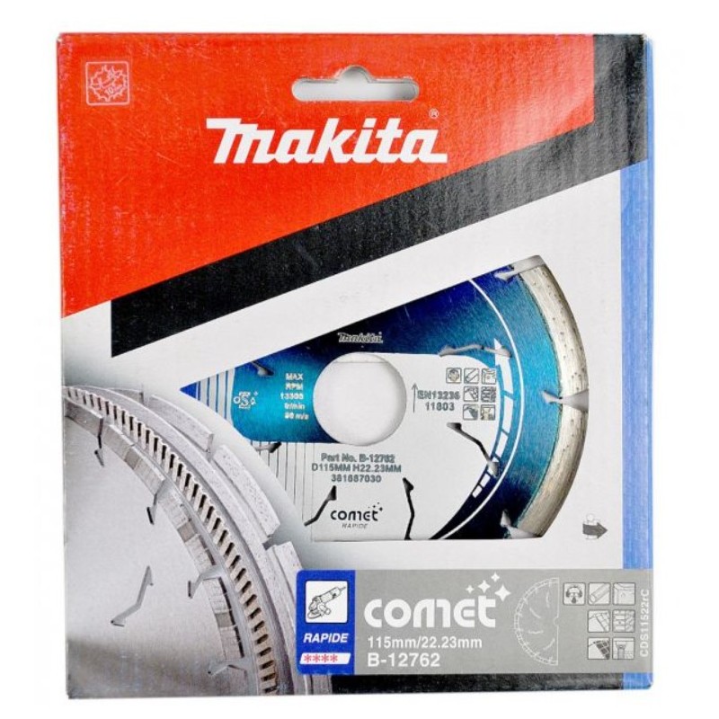 B-12778 MAKITA Disc diamantat Comet Rapide, 125 x 22.23 x 2 mm