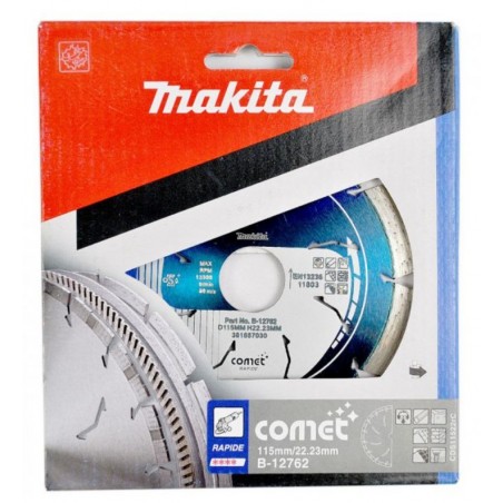 B-12778 MAKITA Disc diamantat Comet Rapide, 125 x 22.23 x 2 mm